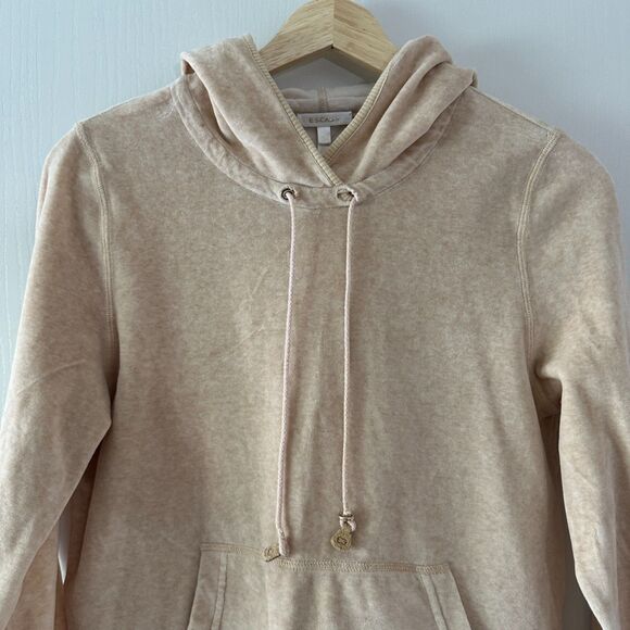 Escada Womens Velour Pullover‎ Cotton Blend Knit Sweater Hoodie Sz 34 Small - Picture 2 of 11